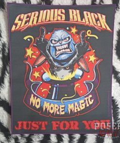 Serious Black Backpatch