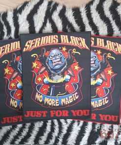 Serious Black Backpatch