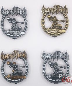 Alternative view of Sacred Reich Pin - Surf Nicaragua
