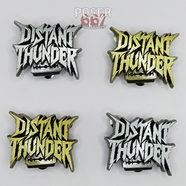 Distant Thunder Pin - Logo - Image 2